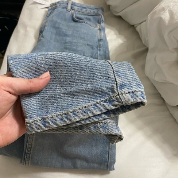 NWT topshop premium mom jeans in bleach wash - Picture 15 of 16